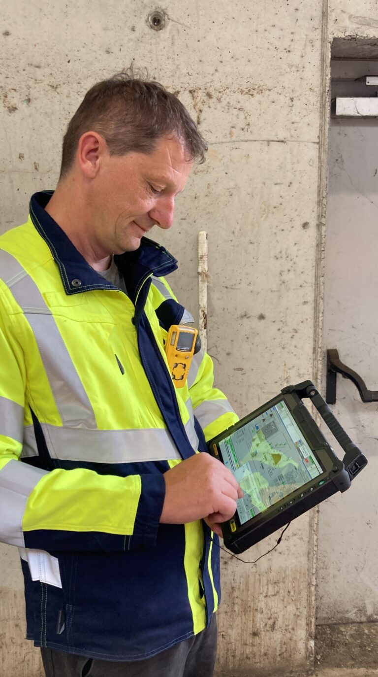 Medewerker composteerfabriek